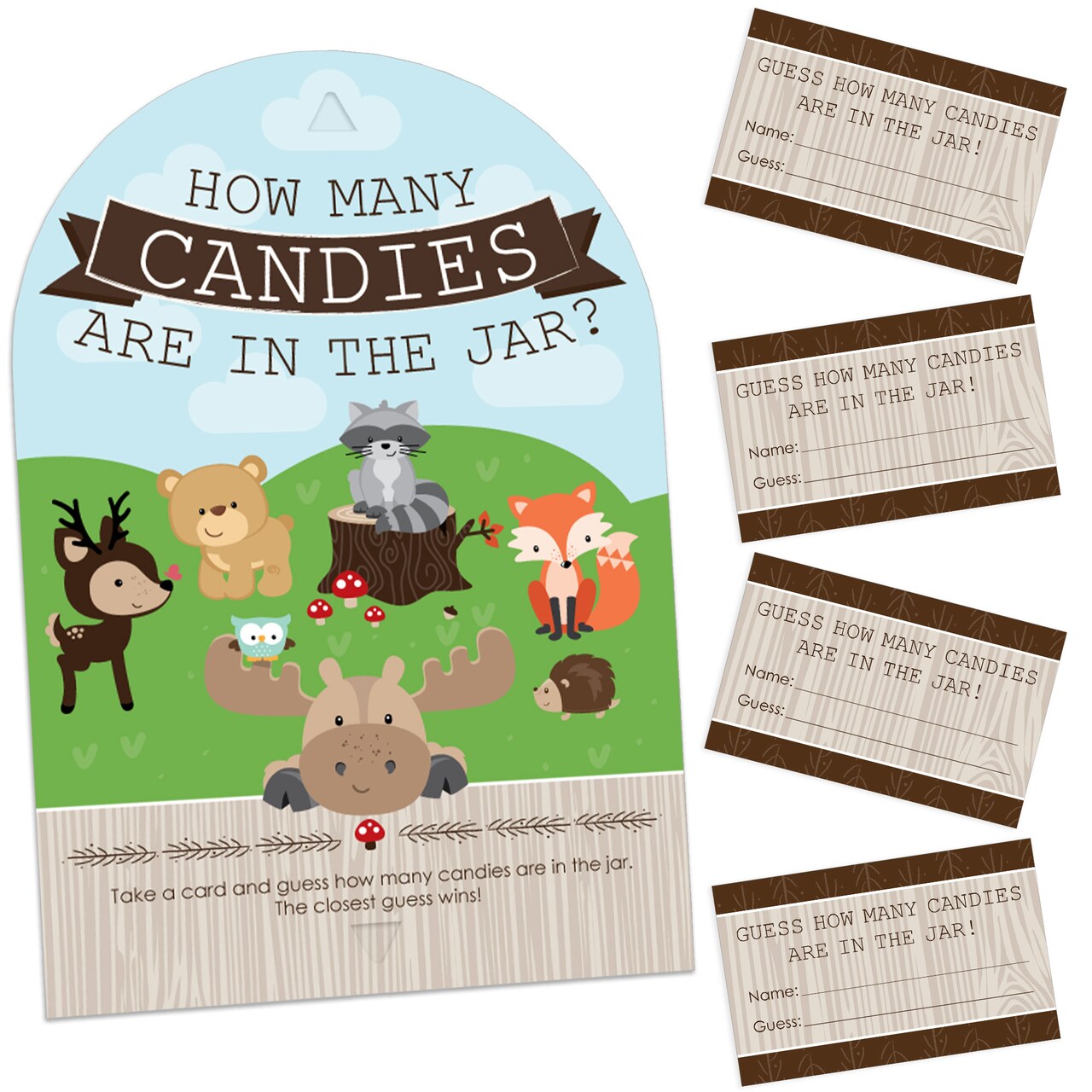 Guess the candy clearance baby shower game